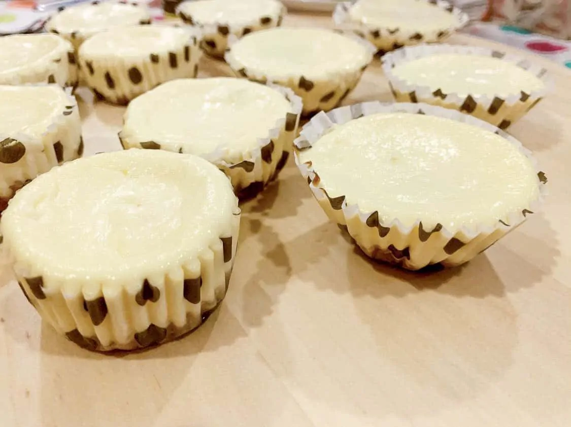 6 Mini cheesecake cu ciocolata si fructe
