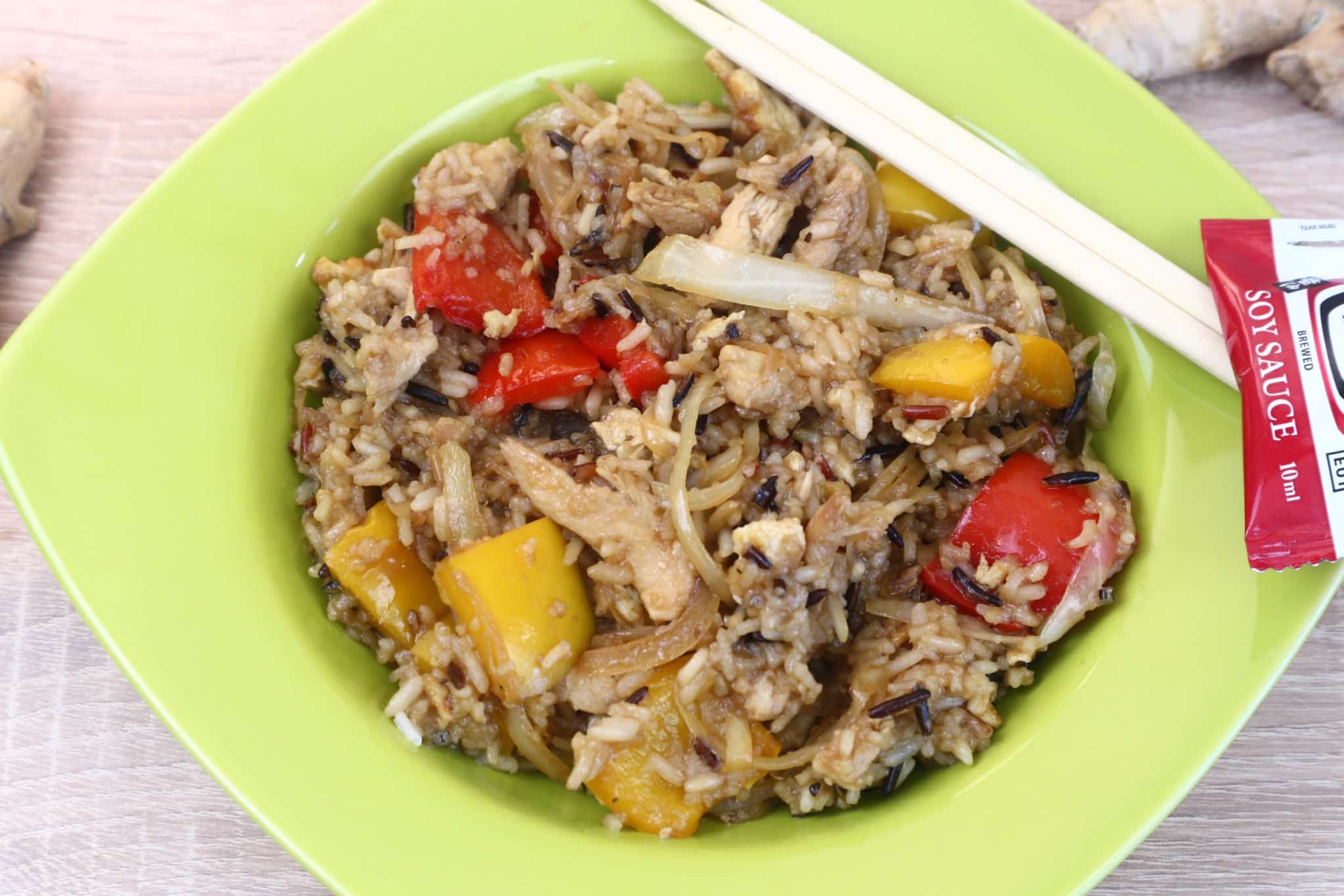 Pui chinezesc cu orez salbatic Pofta de ceva bun