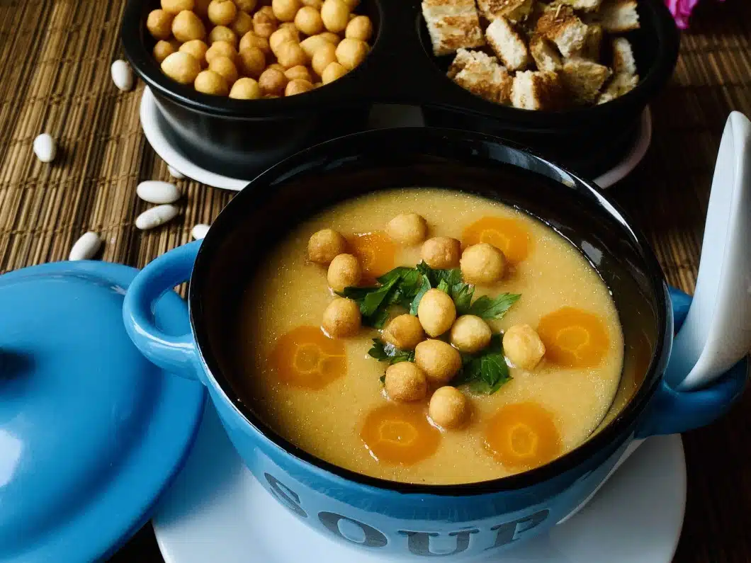 Supa crema de fasole alba