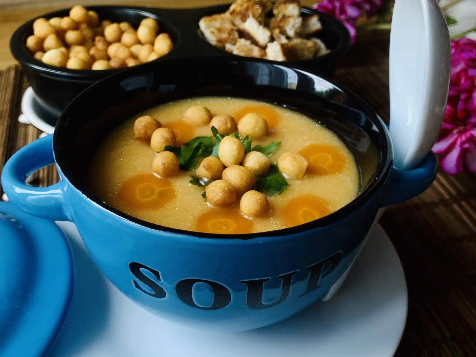 Supa crema de fasole alba