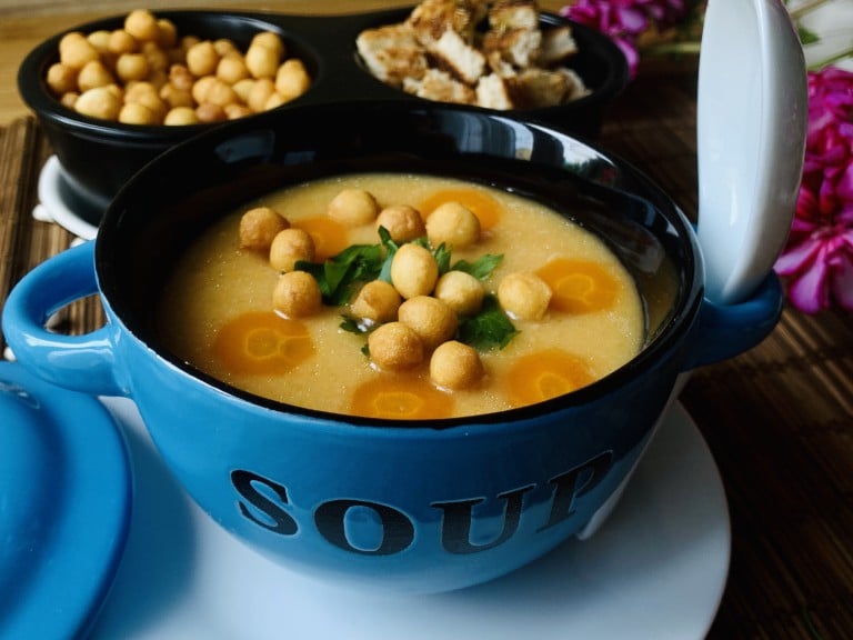 Supa crema de fasole alba