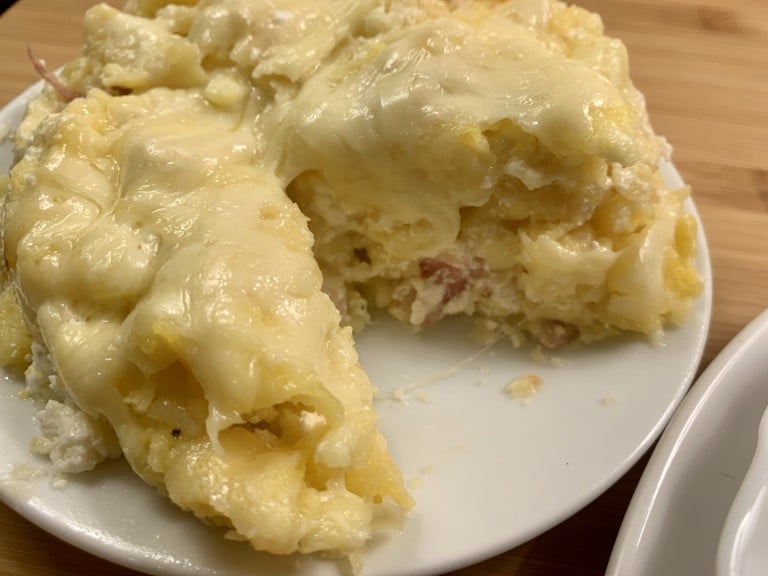 Mamaliga quattro formaggi – rustica