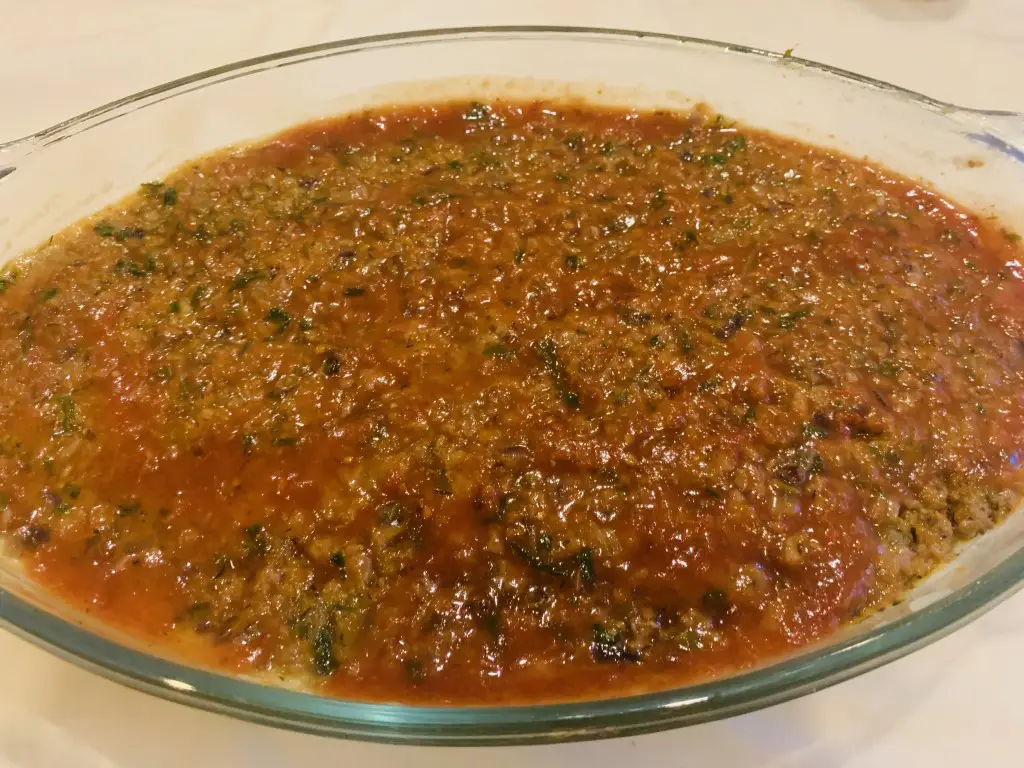 540DD17C-6519-417C-BEF0-F32529328D18 Musaca din carne tocata cu piure de cartofi