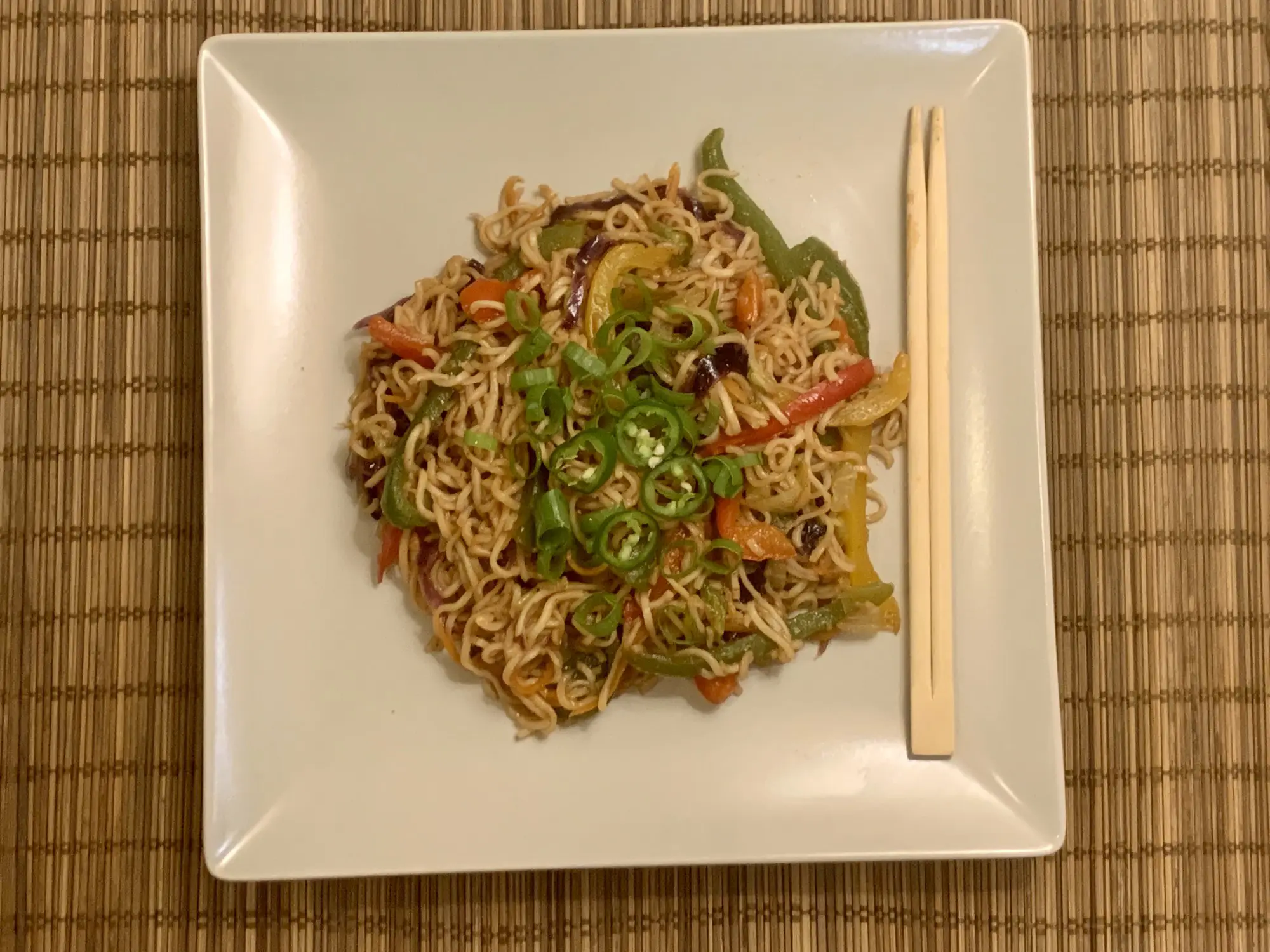 Lo mein cu legume ( de post )