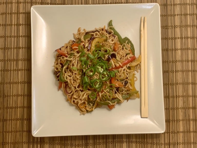 Lo mein cu legume ( de post )