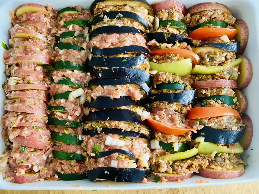 8F44FA63-04B4-488C-833A-888ED2896F7B Musaca ratatouille cu carne amestec – porc si vita