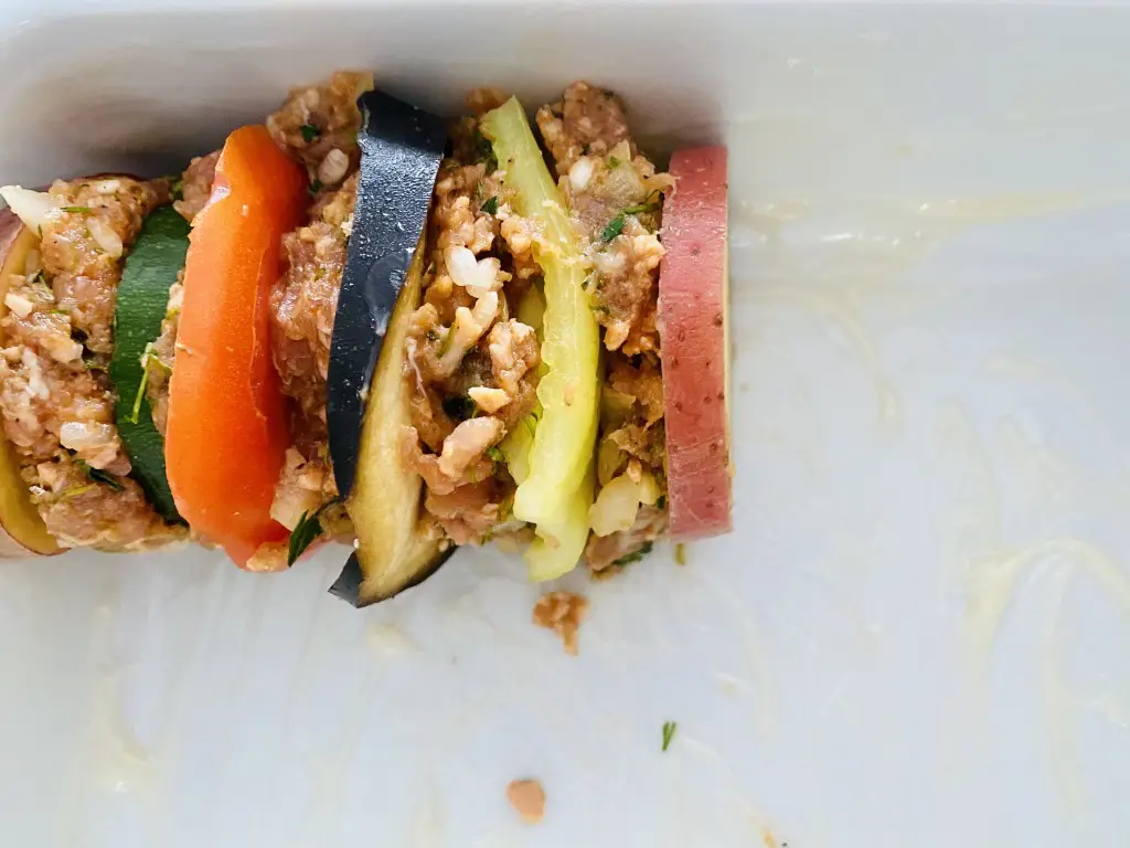 C0C179BE-8D0D-4D0E-8B28-596E17AC9634 Musaca ratatouille cu carne amestec – porc si vita