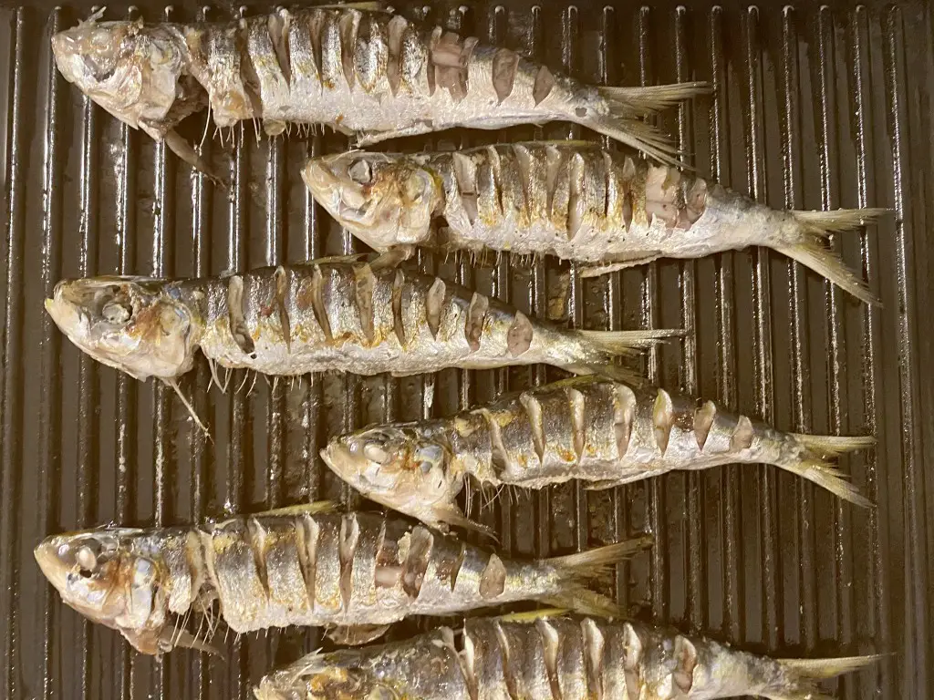 966E9D88-BB91-4F58-87F7-674B53B25F4A Sardine la grill cu sos Gremolata si mamaliguta