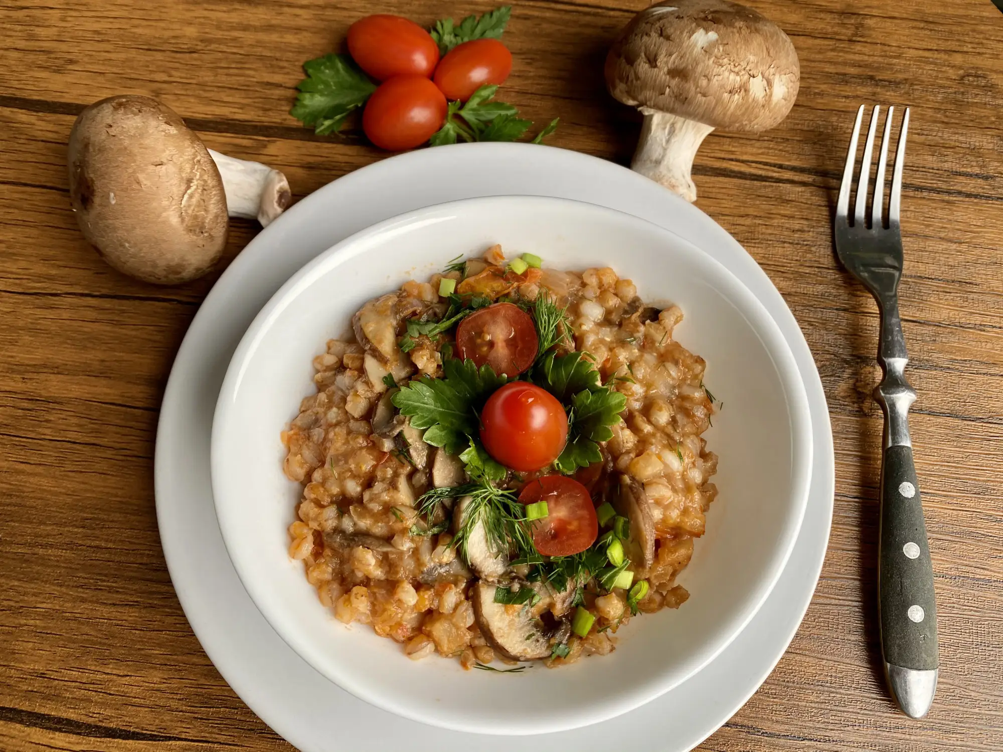 Arpacas cu ciuperci si legume – de post