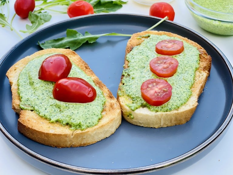 Bruschette cu Pesto de rucola