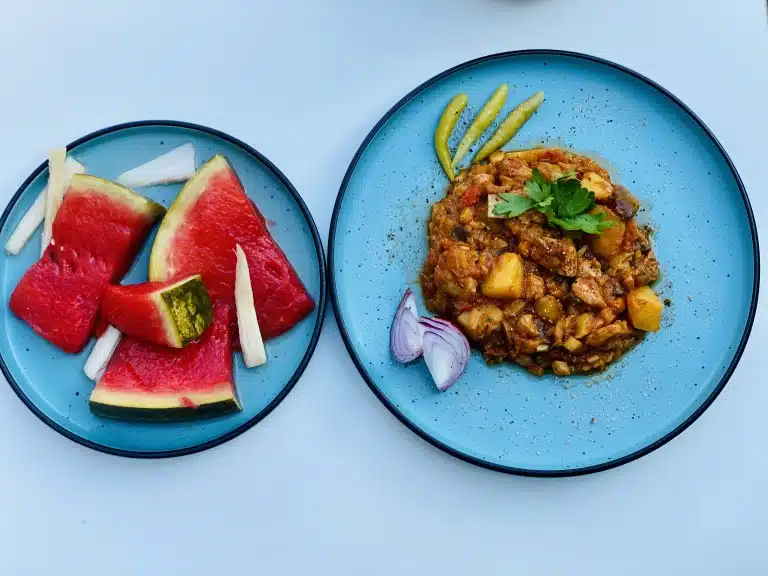 Ghiveci de legume cu telina apio si carne de pui