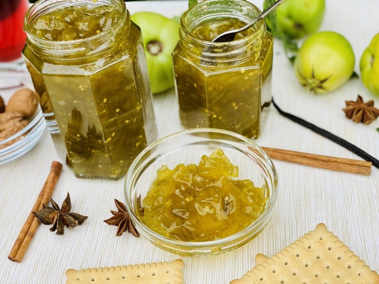 Dulceata de gogonele verzi