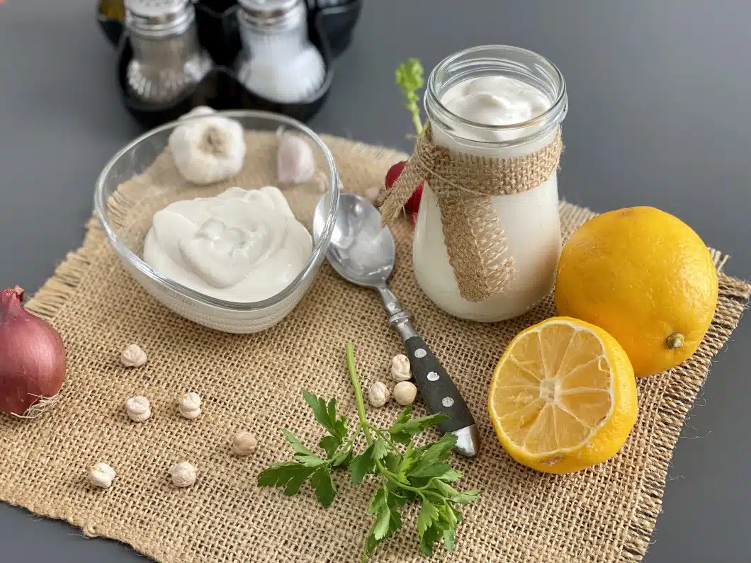 Maioneza din apa de naut – Aquafaba – de post