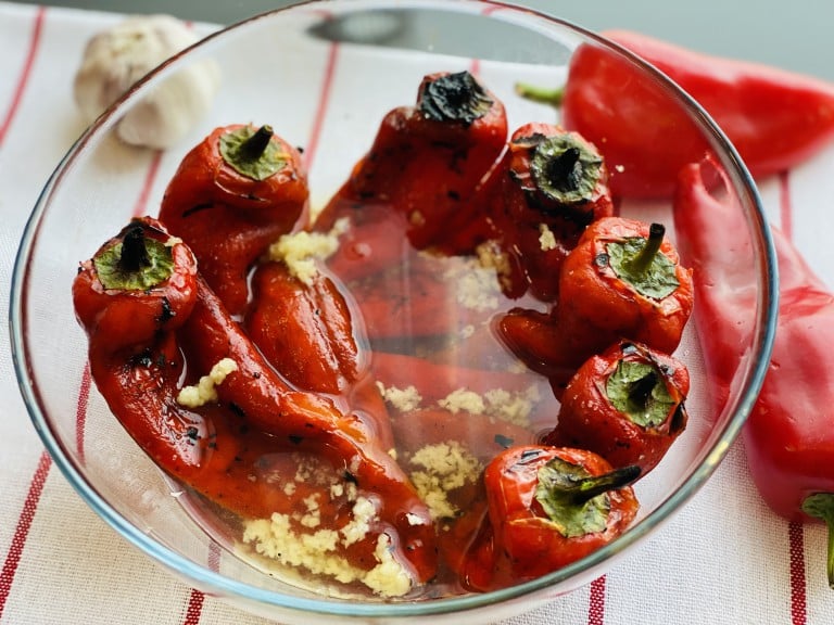 Salata de ardei kapia copti